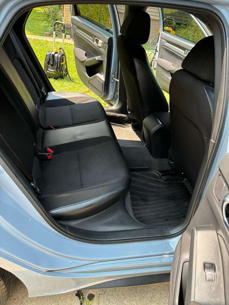 Vehicle interior after detailing